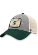 Michigan State Spartans Chev Meshback Adjustable Hat - Grey