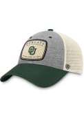 Ohio Bobcats Chev Meshback Adjustable Hat - Grey