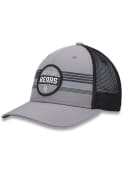 Baylor Bears Legend Patch Stripe Trucker Adjustable Hat - Grey