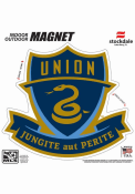 Philadelphia Union 12x12 Logo Car Magnet - Navy Blue