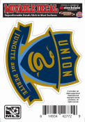 Philadelphia Union 3x5 Logo Auto Decal - Navy Blue