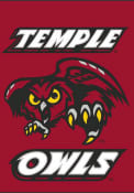 Temple Owls 30x40 Double Sided Silk Screen Banner