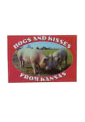 Kansas Hogs and Kisses Magnet
