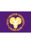 West Chester Golden Rams 11x16 Purple Car Flag - Purple