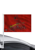 St Louis Cardinals 11x14 Red Car Flag - Red