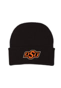 Oklahoma State Cowboys Solid Newborn Knit Hat - Black