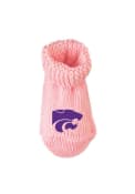 Pink K-State Wildcats Knit Baby Bootie Boxed Set