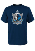 Dallas Mavericks Infant Primary Logo T-Shirt - Navy Blue