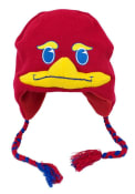 Kansas Jayhawks Bird Head Knit - Red