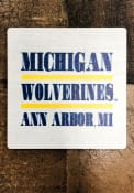 Michigan Wolverines Club Wood Magnet