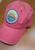 Pittsburgh Circle Gradient Patch Washed Adjustable Hat - Red