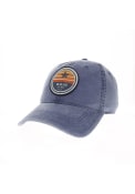 Ohio Circle Gradient Patch Washed Adjustable Hat - Blue