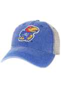 Kansas Jayhawks Dashboard Trucker Adjustable Hat - Blue