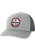 Indiana Hoosiers Laguna Foam Trucker Adjustable Hat - Grey