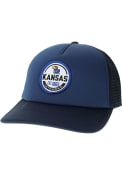 Kansas Jayhawks Laguna Foam Trucker Adjustable Hat - Blue