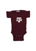 Texas A&M Aggies Baby Maroon Embroidered Logo One Piece