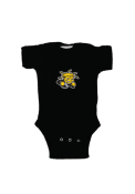 Wichita State Shockers Baby Black Embroidered Logo One Piece