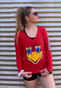 Kansas Jayhawks Juniors Red Beak Em` T-Shirt