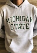 Michigan State Spartans Champion Arch Twill Hooded Sweatshirt - Grey