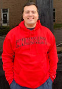 Champion Mens Red Cincinnati Bearcats Arch Hooded Sweatshirt