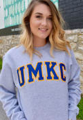 UMKC Roos Champion Arch Crew Sweatshirt - Grey