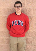 Pennsylvania Quakers Champion Arch Crew Sweatshirt - Red