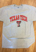 Champion Texas Tech Red Raiders Grey Arch Mascot Tee
