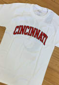 Cincinnati Bearcats White Rally Loud Champion Short Sleeve T Shirt