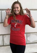 Cincinnati Bearcats Red Distressed Champion Short Sleeve T Shirt