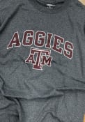Champion Texas A&M Aggies Charcoal Arch Mascot Tee