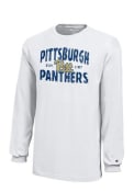 Pitt Panthers Youth White Jersey T-Shirt