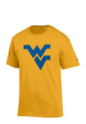 Champion West Virginia Mountaineers Gold Big Logo Tee