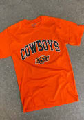 Oklahoma State Cowboys Orange Arch Mascot Tee