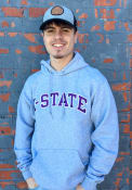 K-State Wildcats Champion Arch Twill Hooded Sweatshirt - Grey