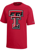 Texas Tech Red Raiders Youth Red Logo T-Shirt