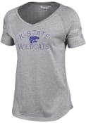 K-State Wildcats Womens Grey Triumph T-Shirt
