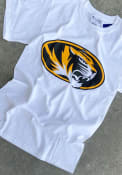Champion Missouri Tigers White Primary Logo Tee