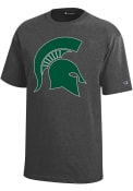 Michigan State Spartans Youth Grey Bold Logo T-Shirt