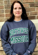 Northwest Missouri State Bearcats Champion Arch Crew Sweatshirt - Charcoal