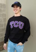 TCU Horned Frogs Champion Arch Crew Sweatshirt - Black