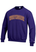 West Chester Golden Rams Champion Arch Crew Sweatshirt - Purple