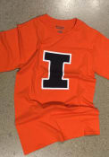 Illinois Fighting Illini Champion Primary Logo T Shirt - Orange