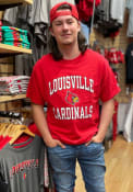 Louisville Cardinals Champion Team Logo T Shirt - Red