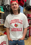 Louisville Cardinals Champion Team Logo T Shirt - White