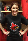Louisville Cardinals Champion Big Logo T Shirt - Black