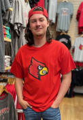 Louisville Cardinals Champion Big Logo T Shirt - Red