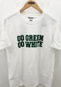 Champion Michigan State Spartans White Go Green Go White Tee