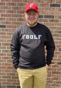 Champion Mens Black Cincinnati Bearcats Golf T Shirt