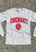 Champion Mens Oatmeal Cincinnati Bearcats Seal T Shirt