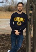 Champion Michigan Wolverines Navy Blue Official Seal Tee